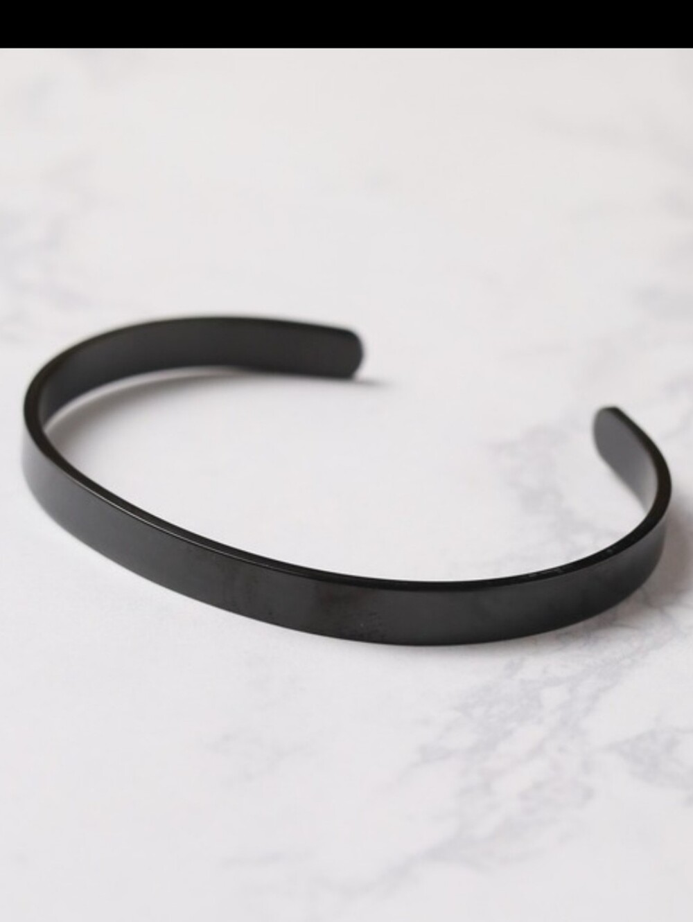 Black Inspirational Bracelet Adjustable - Picture 5 of 5